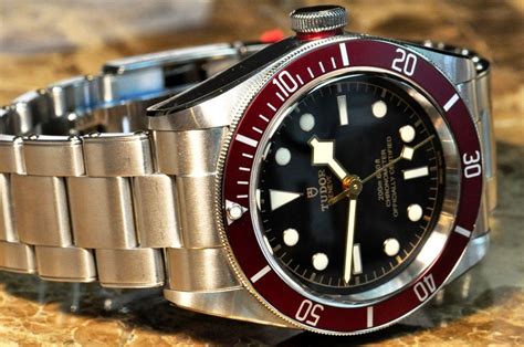 tudor red swiss watch.